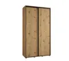Šatní skříň ASIRI 1 - 140/45 cm, dub artisan / černá Náhled obrázku produktu 2