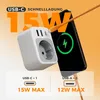 TESSAN Adapter podróżny z 1 gniazdem USB-C i 2 gniazdami Podgląd zdjęcia produktu 4