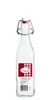 Bouteille à étrier 'Swing' carrée 250 ml avec fermeture à Voir les images du produit 2