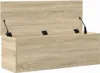 vidaXL Kufer dąb sonoma 102x35x35 cm materiał Podgląd zdjęcia produktu 7