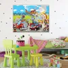 Leinwandbild Kinderzimmer Feuerwehr 100x70 cm Junge XXL Produktbild-Vorschau 2