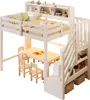 Hochbett 90x200 cm aus Kiefernholz, Kinderbett mit Produktbild-Vorschau 10