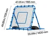 SucceBuy futbalová odrazová sieť 108 x 109 cm, odrazová Náhľad obrázku produktu 8