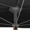 Mezzo ombrellone con asta 180x90 cm antracite Anteprima dell’immagine prodotto 7