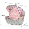 Tischleuchte USB Glitzer RGB Tischleuchte Shelly LED Chrom Produktbild-Vorschau 5