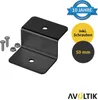 8er Set Alu Z-Winkel Befestigungswinkel schwarz PV Produktbild-Vorschau 2