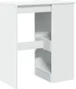 vidaXL Barový stůl s policí bílý 90x47,5x103,5 cm materiál Náhled obrázku produktu 6