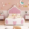 MODFU Kinderbett Polsterbett 90×200 cm mit Kopfteil in Produktbild-Vorschau 3