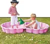sandkasten mit Deckel Schelp 87 x 78 x 18 cm rosa Produktbild-Vorschau 1
