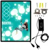 Leuchtrahmen B2 50x70 LED Rahmen Schwarz Posterrahmen Produktbild-Vorschau 1