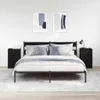 vidaXL Nočné stolíky s 3 zásuvkami 2 ks čierne 39x35x65 cm Náhľad obrázku produktu 3