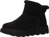 A single black winter boot is shown against a white background. Voir les images du produit