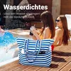 Borsa da spiaggia XXL per famiglie con zip borsa da Anteprima dell’immagine prodotto 5