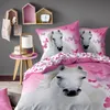 Bettwäsche mit Pferd 80x80 + 135x200 cm · Pferde Mädchen / Produktbild-Vorschau 3