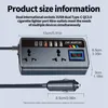 DC 12V/24V zu AC 220V 200W Auto-Wechselrichter PD+QC3.0 Produktbild-Vorschau 3