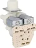 A close-up studio shot of a washing machine water inlet valve. Produktbild-Vorschau