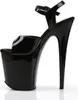 FLAMINGO-809 Damen Sandale von Pleaser, Schwarz Glanz , EU Produktbild-Vorschau 4