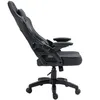 A side view of a black gaming chair on a white background. Produktbild-Vorschau