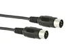 S-IMPULS Audiokabel, 2x DIN-Stecker 5-polig, 1,5 m, schwarz Produktbild-Vorschau 2