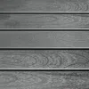 A close-up view of a gray wooden surface with horizontal planks. Produktbild-Vorschau