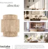 Applique murale LIGNEA LUX en jute de style bohème 40W - Voir les images du produit 5