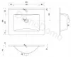 Hängender Waschtischunterschrank Set Kaschmir 60cm mit Produktbild-Vorschau 5