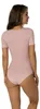 Alkato Damen Kurzarm Body Baumwolle Bodysuit mit Produktbild-Vorschau 3