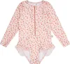 Swim Essentials Langarm-UV-Badeanzug, für Mädchen altrosa Produktbild-Vorschau 3