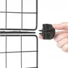 Černá kovová ohrádka pro psa kočku králíka 108 cm Náhled obrázku produktu 2