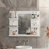 Koupelnová zrcadlová skříňka Vicco Wilbur Bílá 58.8 x 50 cm Náhled obrázku produktu 3