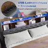 MODFU Boxspringbett 160x200 mit Matratze und Produktbild-Vorschau 6