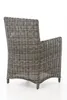 Stuhl Fontana / Sankt Marlo Rubinrot 5mm grau-meliert Produktbild-Vorschau 4