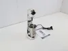 A silver milkshake maker and cup are displayed on a white surface with a white background. Produktbild-Vorschau