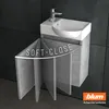 Alpenberger Gäste WC Waschbecken mit Unterschrank | Kleines Produktbild-Vorschau 5