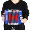 Detský 7-kľúčový 2 basový mini akordeón Vzdelávací hudobný Náhľad obrázku produktu 3
