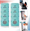 A collage of vacuum cleaner bags and instructional images showing how to replace them. Náhled obrázku produktu