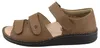 Sandalias cómodas para hombre en color marrón Vista previa de la imagen del producto 8