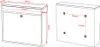 Wiltec Briefkasten V13 Anthrazit 360 x 105 x 315 mm, Produktbild-Vorschau 7