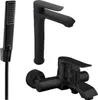 Mexen Pecos R72 Badewannenset, Schwarz - 72713R72-70 Produktbild-Vorschau 1