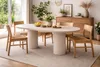 Esstisch Narvik Oval 200*100cm - Beige Produktbild-Vorschau 3