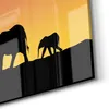 DEQORI Glasbild Echtglas 90x60 cm 'Afrikanischer Abend' Produktbild-Vorschau 5