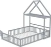 Letto a casetta per bambini, dimensioni 140x200 cm, in Anteprima dell’immagine prodotto 7