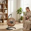 PawHut Katzenbett Rattan Katzenhöhle mit Waschbarem Kissen Produktbild-Vorschau 2