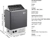 SucceBuy sauna-oven, 8 kW, 400 V, 3N, draagbare verwarming Productafbeelding-voorbeeld 7