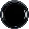A top-down view of a black jar lid with concentric rings. Podgląd zdjęcia produktu