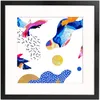 FRAMAI® obrazový rám 40x40 cm v čiernej farbe - s paspartou Náhľad obrázku produktu 1