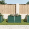 vidaXL Hochbeet 160 x 80 x 77 cm Verzinkter Stahl Grün Produktbild-Vorschau 3