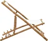 vidaXL Chaise longue bambou et toile Voir les images du produit 2