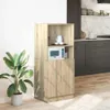 vidaXL Kuchyňská linka Sonoma dub 57x41,5x131,5 cm Materiál Náhled obrázku produktu 2