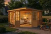 Alpholz 5-Eck Gartenhaus Monica Royal Gartenhaus aus Holz Produktbild-Vorschau 3